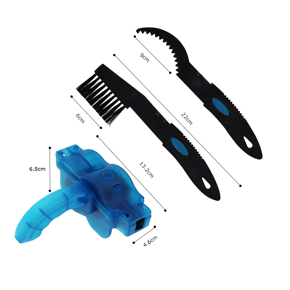 Bicycle Chain Cleaner Scrubber Brushes Mountain Bike Wash Tool Set Cycling Cleaning Kit Bicycle Repair Tools Bicycle Accessories