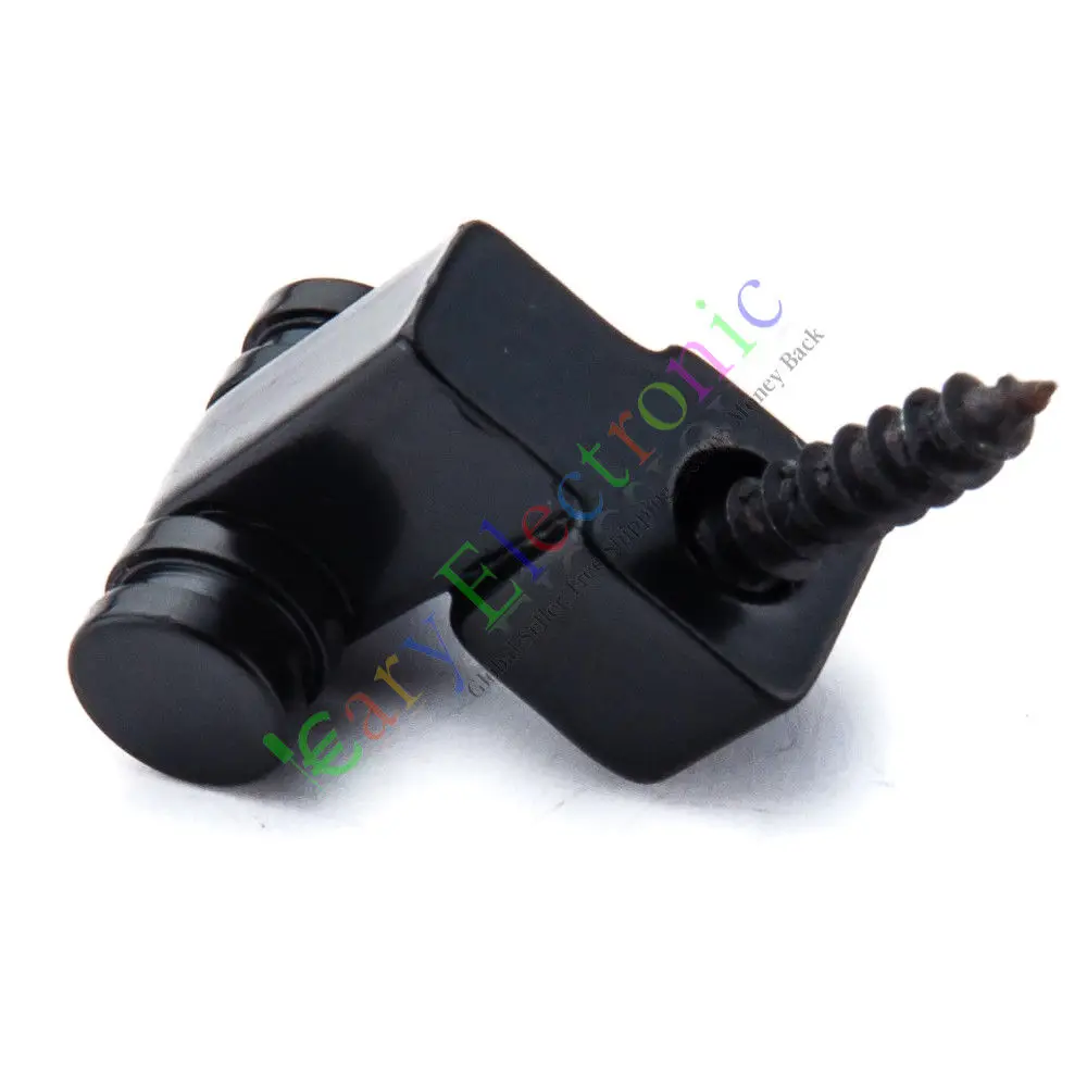 الجملة والتجزئة 4PC الأسود الغيتار الكهربائي الرقبة الكرة الصحافة زر المسمار أجزاء الآلات الموسيقية حرية الملاحة