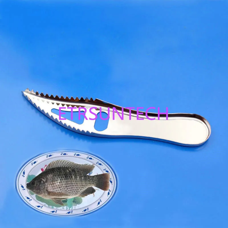

100pcs 2 in 1 Fish Skin Scale Scraper Stainless Steel Quickly Remove Fish Scales And Beer Bottle Opener ZA6956