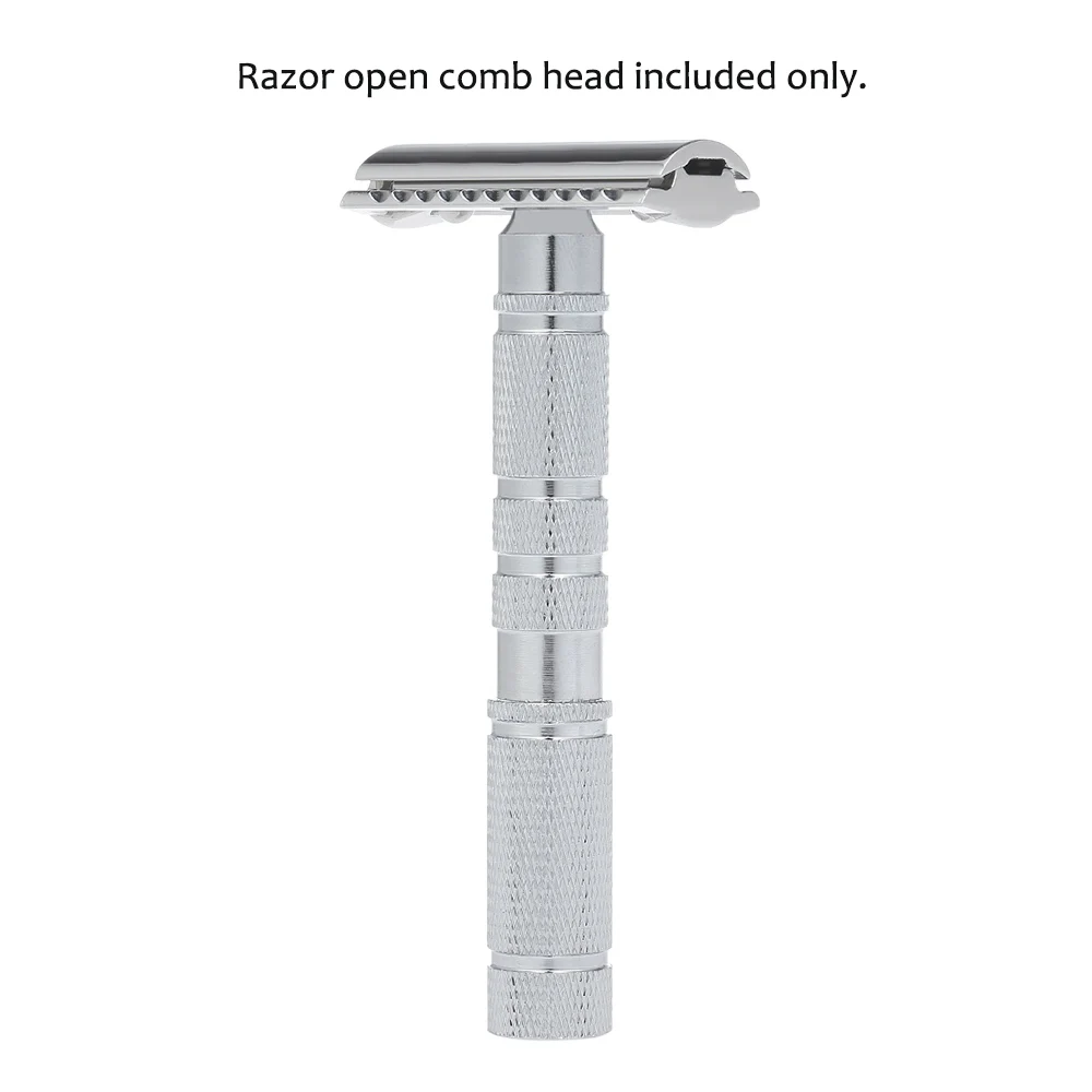 Safety Razor Head Safety Razor Double Edge for Classic Shaving Razor Barber Safety Razor Head Face Beard Hair Cleaning Tool