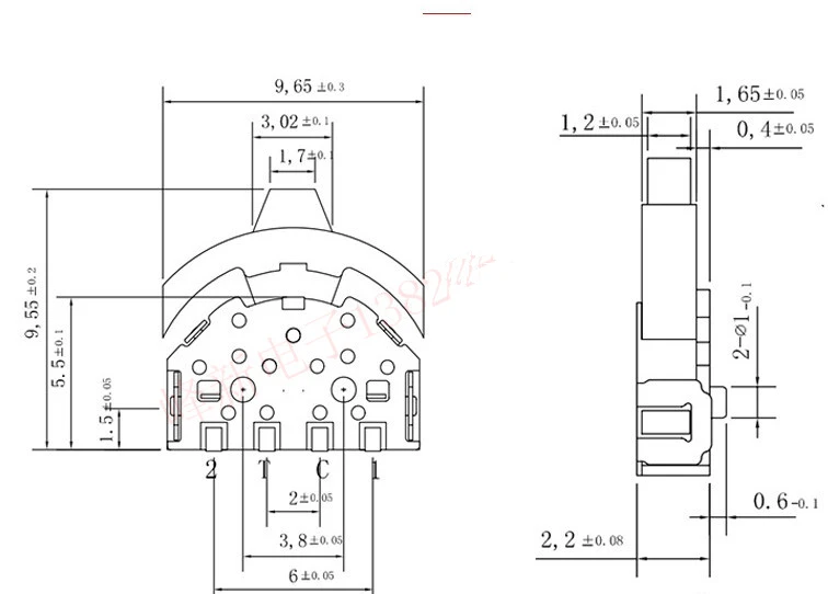 Original new 100% JD-15-04-02 mini-wavelet dial wheel belt switch SMD 4pin dial switch three directional multi-function reset