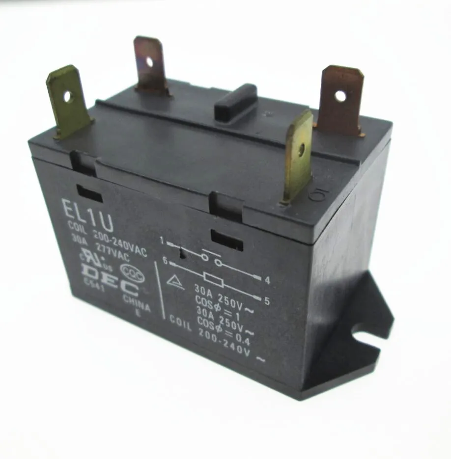 NEW Air conditioning compressor contactor 200V 240V relay EL1U 30A 250VAC 277VAC 200VAC-240VAC