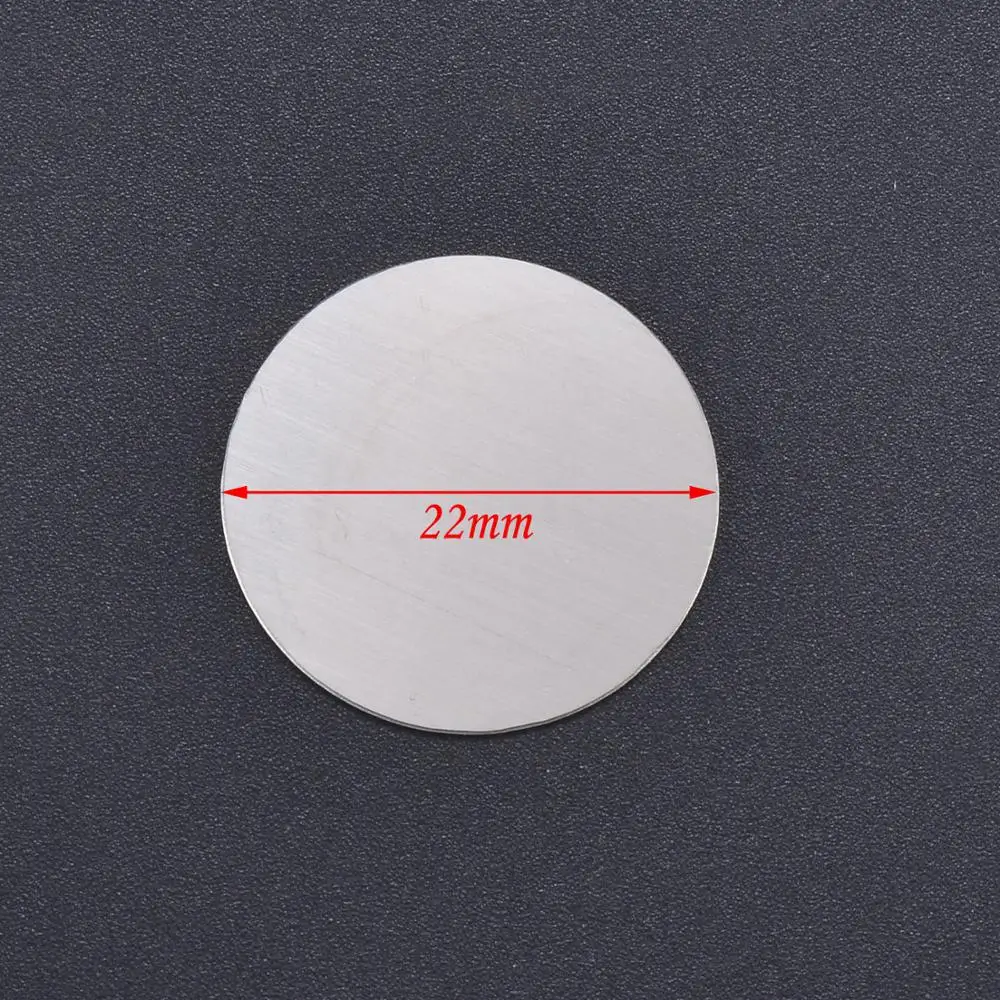 5PCS 22mm I love you to the moon and back Floating Stainless steel blank plates for floating lockets discs Jewelry Makings