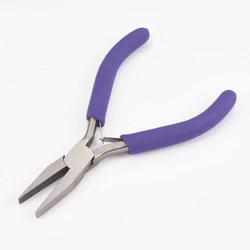 Jewelry Pliers Tools for Jewelry Making Flat Nose Pliers Polishing Jewelry Making Tools 12x7.3x0.9cm