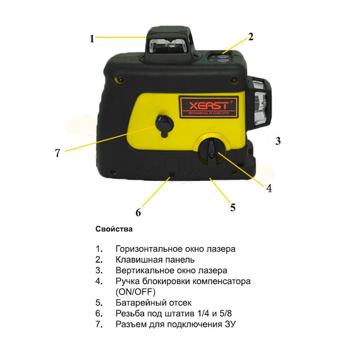 Level Laser 12 garis XEAST, rata Laser lintas garis 3D, rata merah vertikal dan Horizontal 360