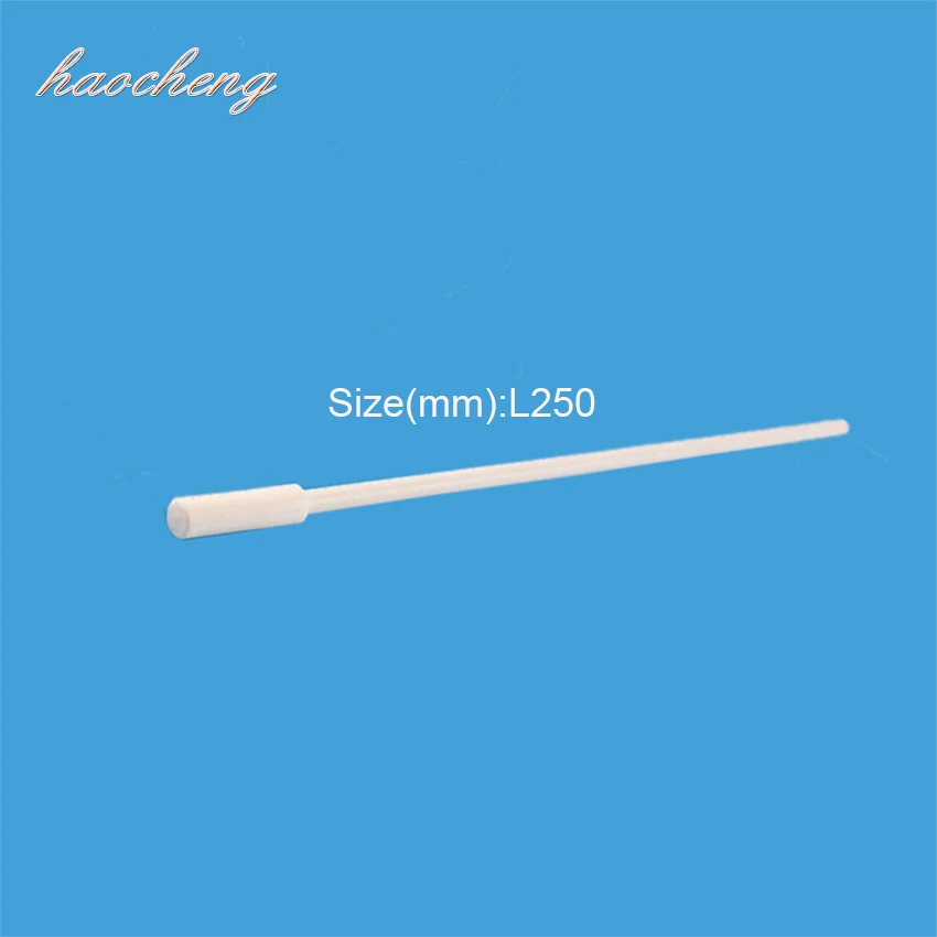 

250mm Rod Shape Mix the Chemical Liquid White PTFE Magnetic Bar Retriever