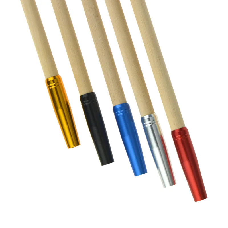 3/6/12pcs Archery Connect Arrowhead Aluminium Arrow Insert OD 8mm Wooden Bamboo Arrow Shaft Hunting Arrow Accessories