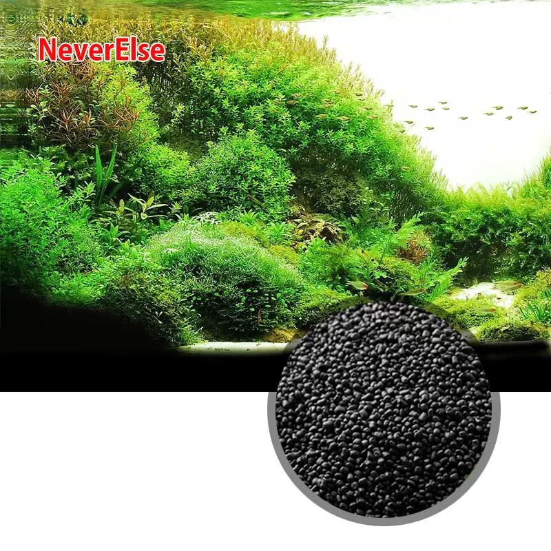 0.1kg/1kg Aquarium Substate Water Growing Gravel Plant Soil Aquatic Float Grass Clay Fish Tank Sand Fertility Aquarium Accessory