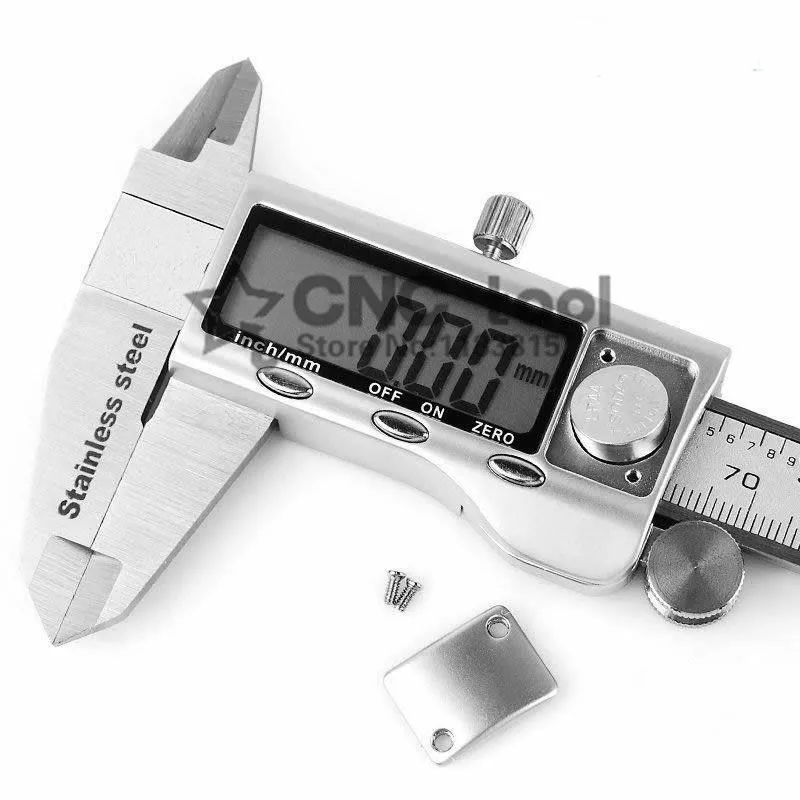 Calibrador digital electrónico y vernier de acero inoxidable de alta precisión, herramientas de medición industrial a 0-150mm