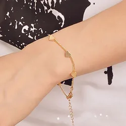 L151 HOT Sale Women LOVE Heart Star Bracelets Infinity Minimalist Jewelry Summer Beach Boho Dainty Pulseras Mujer