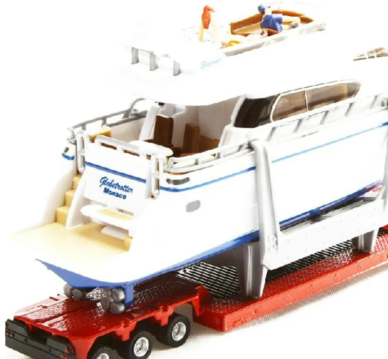 1:87 alloy car models, with high simulation truck yacht SIKU-U1849 model, metal diecasts, toy vehicles, free shipping