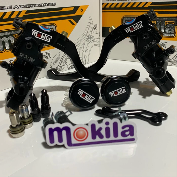 Motorcycle modification 22mm 19RCS Brake Clutch Levers Master Cylinder Hydraulic Pump Reservoir For Honda Suzuki Kawasaki Yamaha