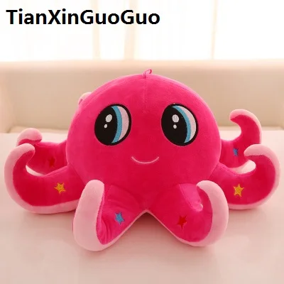 ขนาดใหญ่45ซม.สีชมพูร้อนการ์ตูนOctopus Plushของเล่นตุ๊กตาหมอนของเล่นของขวัญวันเกิดH2037