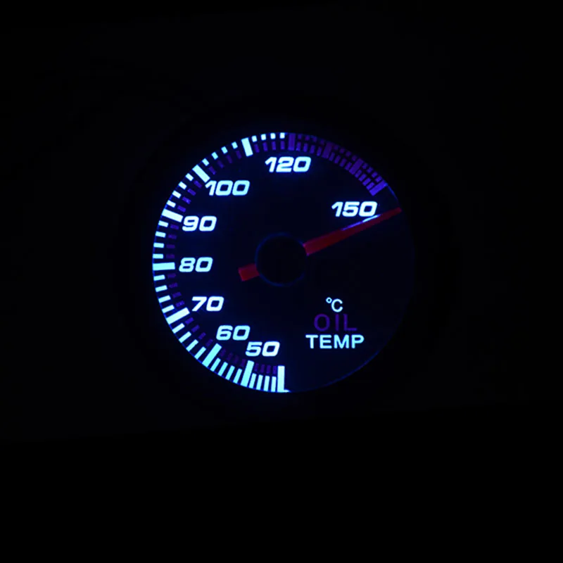52 mm Boost/Vakuum/Wassertemperatur/Öltemperatur/Ölpresse/Spannung/Drehzahlmesser/Luft-Kraftstoff-Verhältnis/EGT-Messgerät, analoge blaue LED + 52 mm Messgeräte – Detail 17