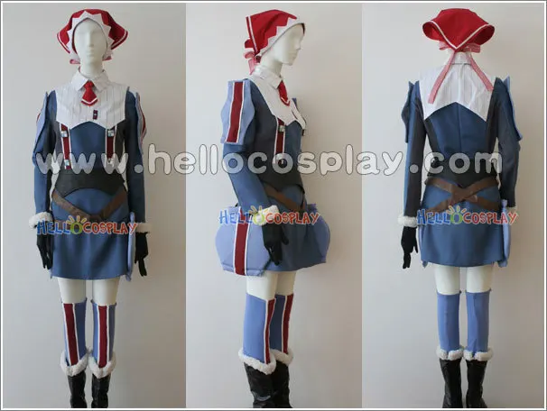 

Valkyria Chronicles Cosplay Alicia Melchiott Uniform H008