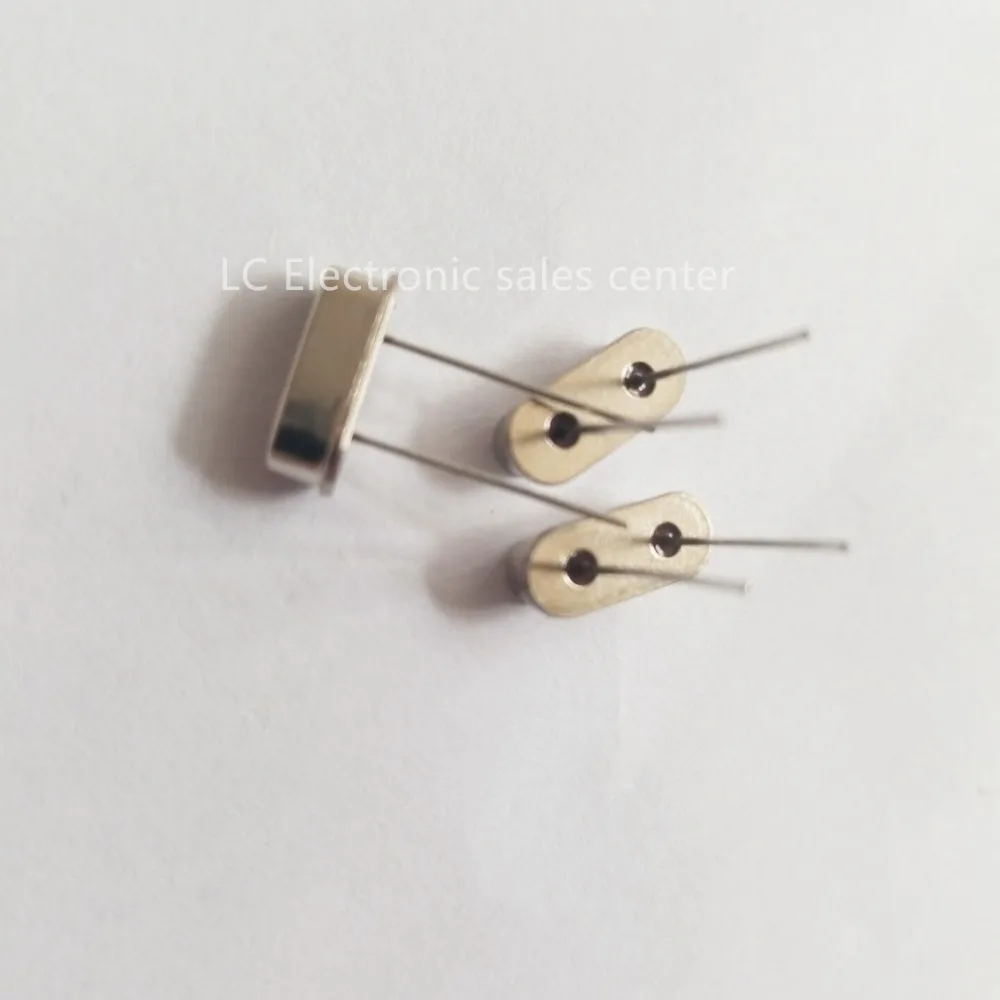 10pcs In-line passive crystal oscillator 10.7MHZ HC-49S DIP 2P resonator image 2