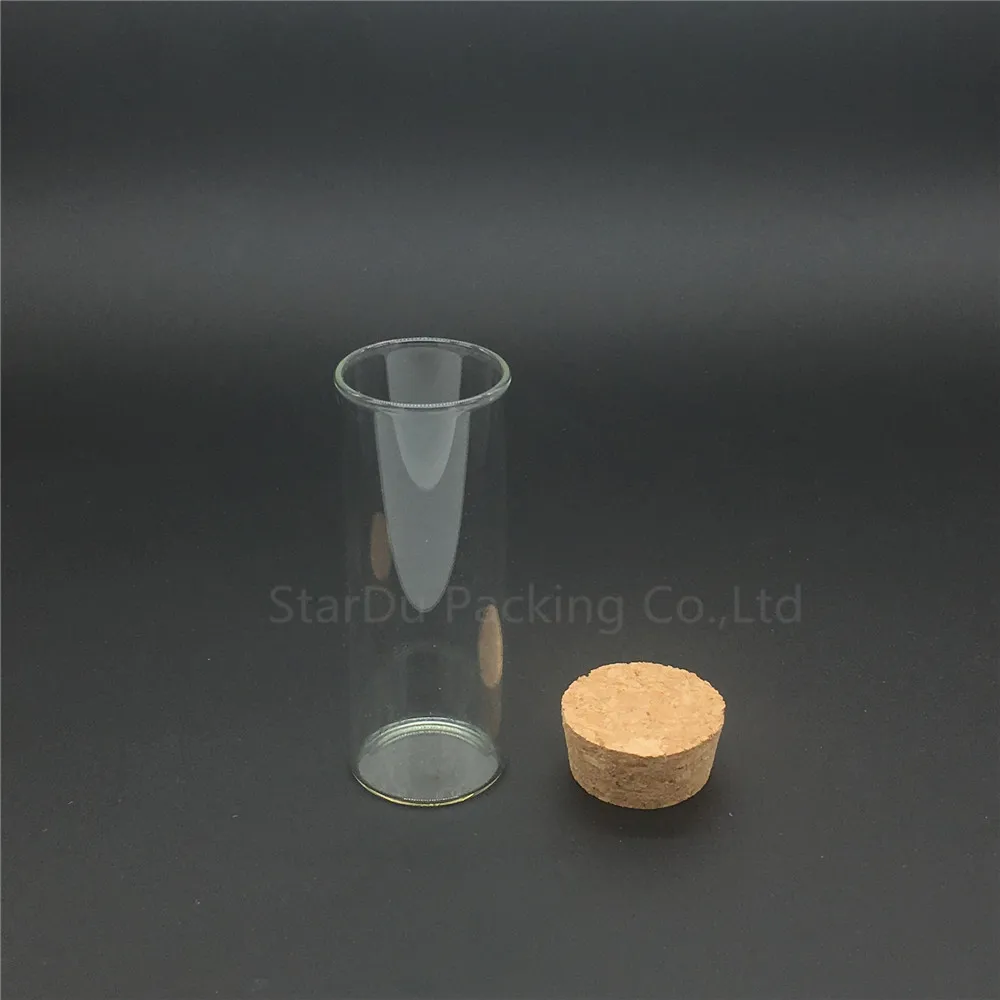 High-quality 30*80mm 40ml Wishing Glass Bottle With Cork ,40cc Glass Vials Display Bottles Wholesale Cork Bottle 500pcs