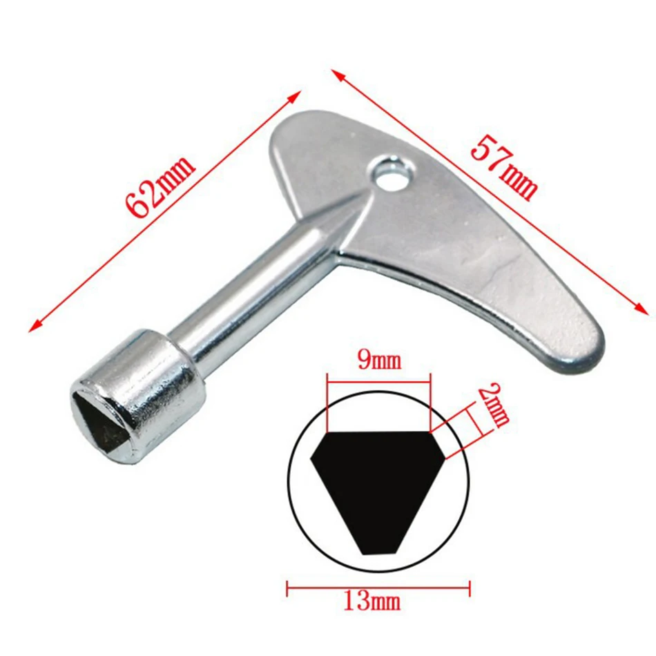 Inside triangle key lift key  water meter valve key Multifunctional hand tools