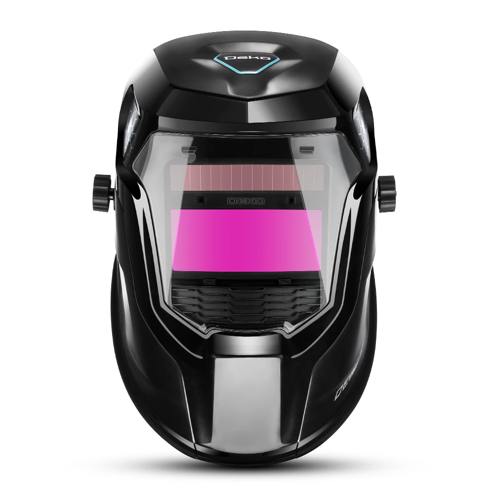 DEKO DNS-550 الطاقة الشمسية السيارات سواد قناع لحام عدسة خوذة المهنية و المنزلية DIY ل TIG MIG MMA طحن