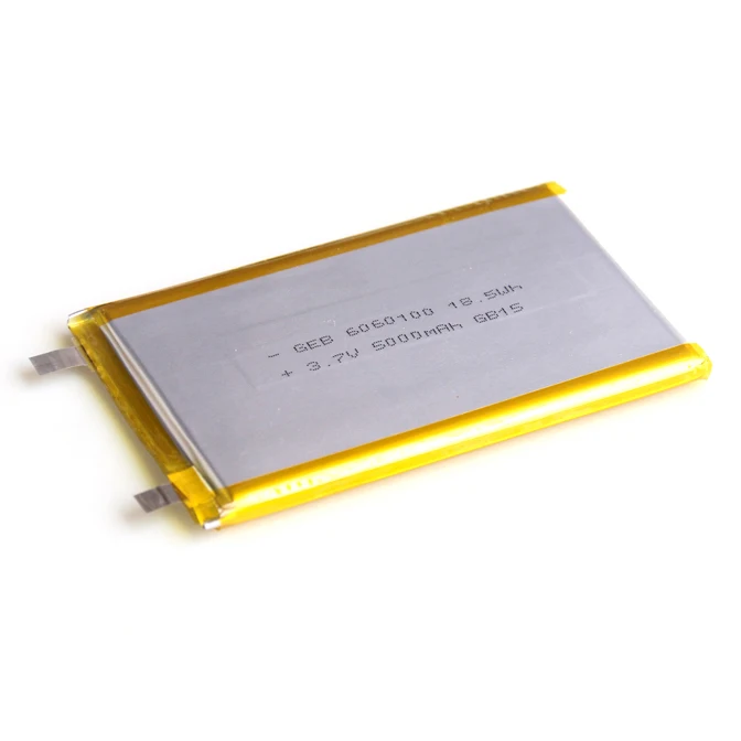 6060100 polymer lithium battery core mobile power supply accessories flat flat battery ultra-thin A products 5000mAh