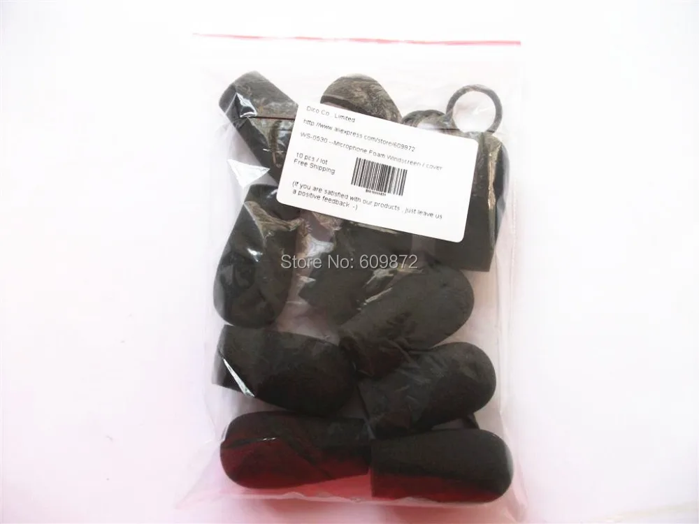 Foam Microphone Windscreen,  mic sponge cover , WS-0530, 5mm inner diameter & 30mm inner length 10 pcs /lot,
