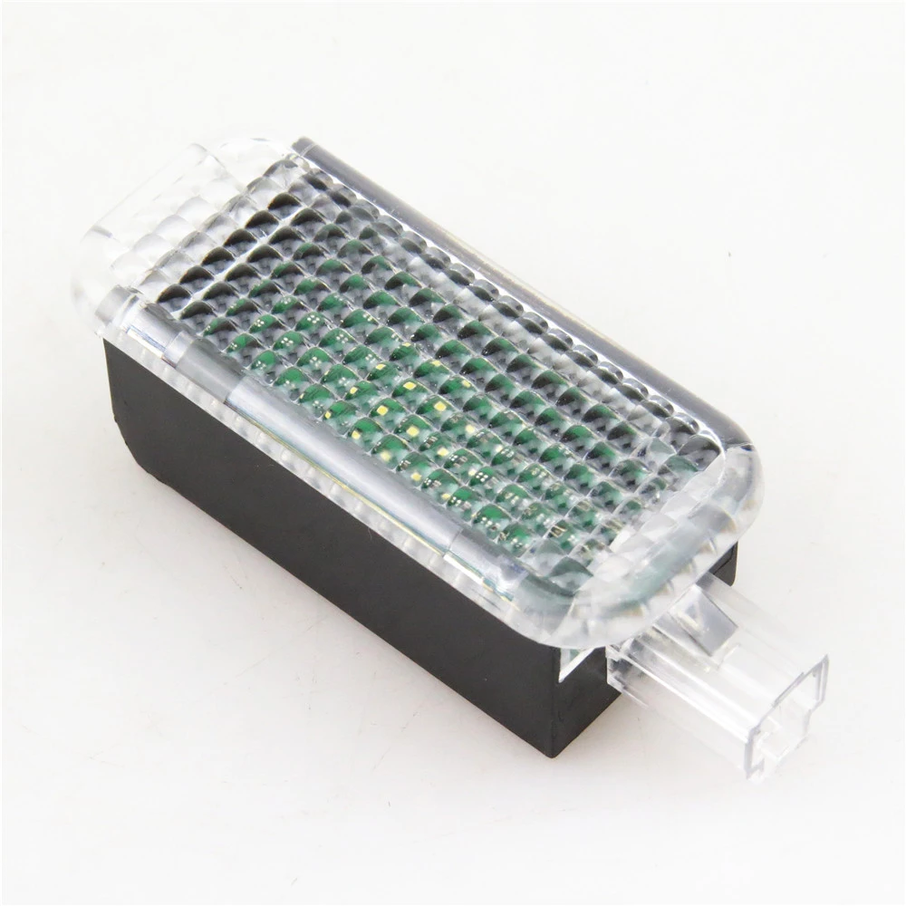 Car Interior Foot lamp LED Footwell light+Cable Harness For VW Jetta GOLF 5 MK5 6 MK6 PASSAT B6 B7 A4 A3 Q5 SEAT Toledo Leon