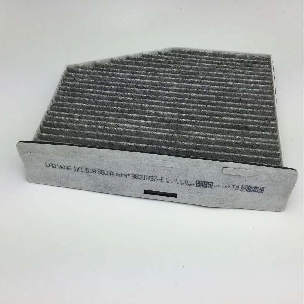 for VW Touran Golf MK6 Passet CC B7 Skoda Octavia Carbon Cabin Air Filter 1K1 819 653 A