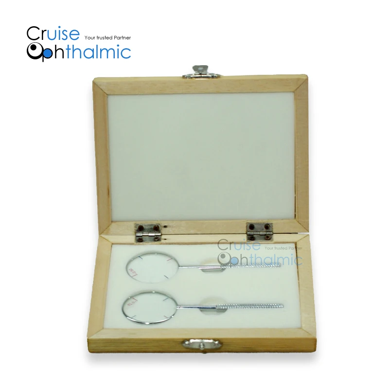 Wooden Box Packing Jackson Cross Cylinder Set | Optometric Refined Measure | 2 pcs in 0.25 and 0.50 | CCYLWD