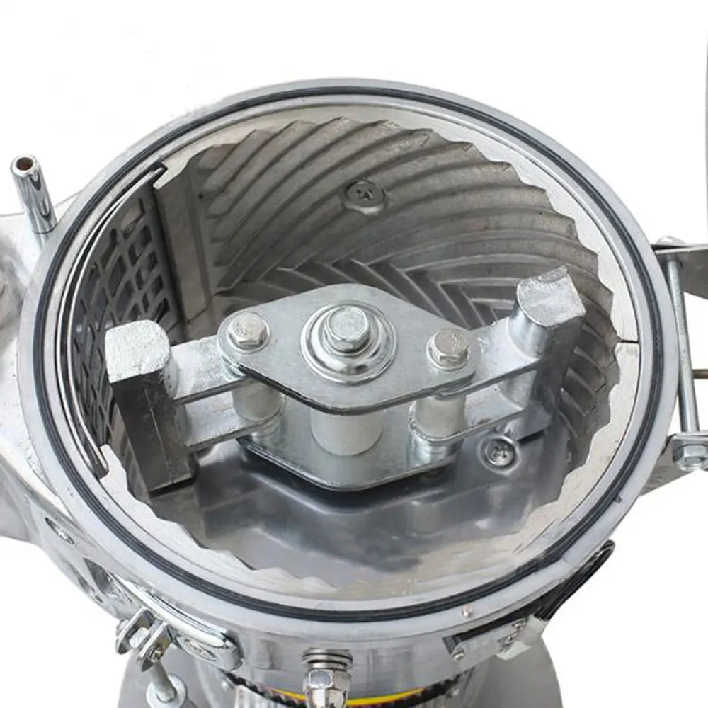 1200W elektryczny automatyczny młyn zbożowy maszyna ciągłe karmienie ziarna młyn żywności zioło pcv rudy szlifierka Mincer Pulverizer 15 kg/h