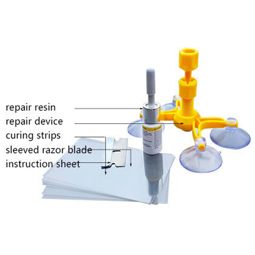 Car Window Repair Tools Windshield Repair Kits DIY Auto Glass Windscreen Repair Glass Scratch Crack Restore