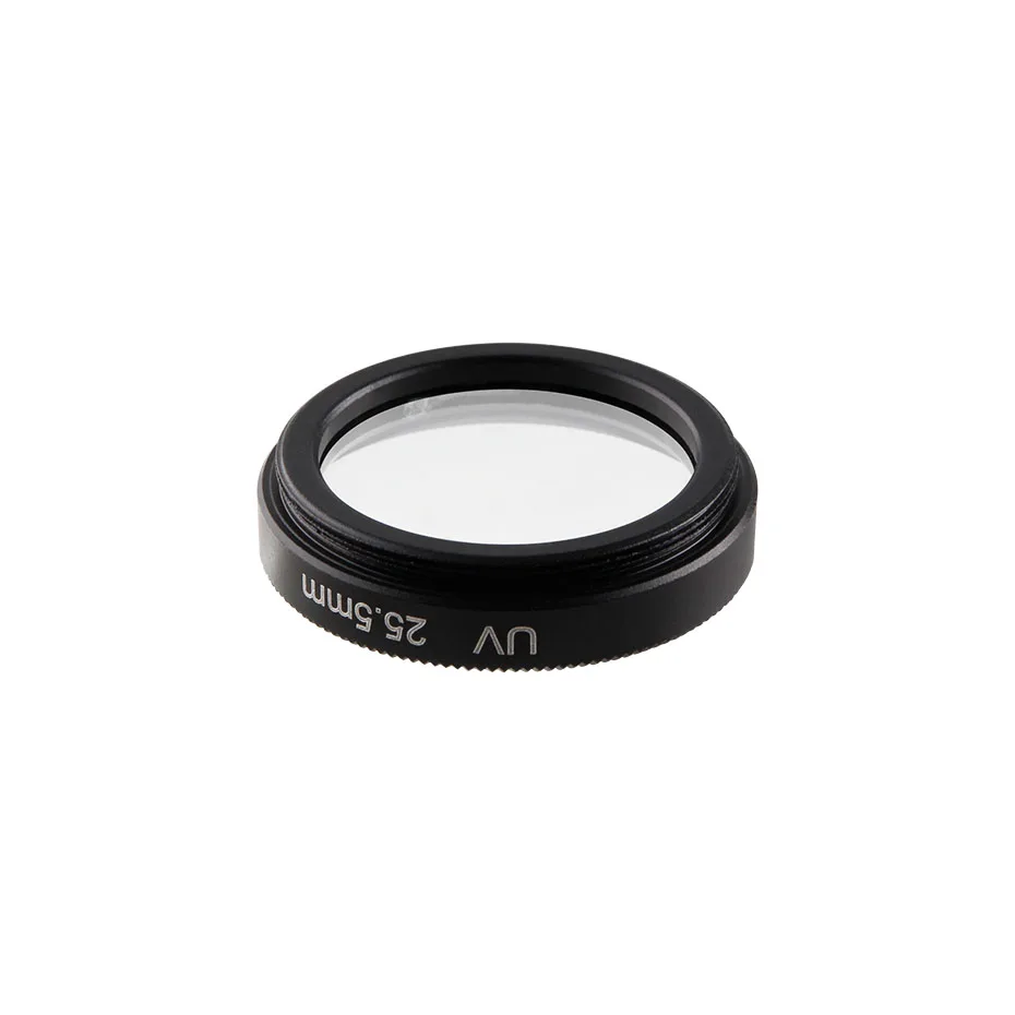 UV Protective Lens Filter 25 25.5 27 28 30 30.5 34 35.5 39 mm Small Lens Filters For Industry Video Inspection Microscope Camera