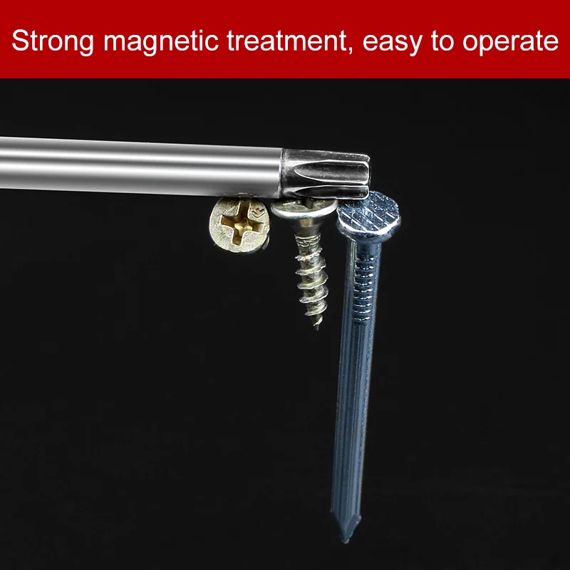 HOEN 11pcs 100mm Long Steel Magnetic Torx Hex Security Electric Screwdriver Bit Set For Magnetic Screwdriver Bit Tool Set