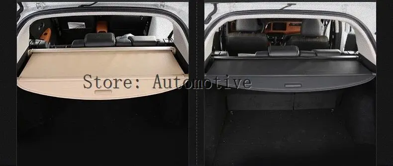 Top Quality! Rear Trunk Security Shield Cargo Cover Fit For Mazda CX-7  2011 2012 2013 2014 2015 (Black, beige)