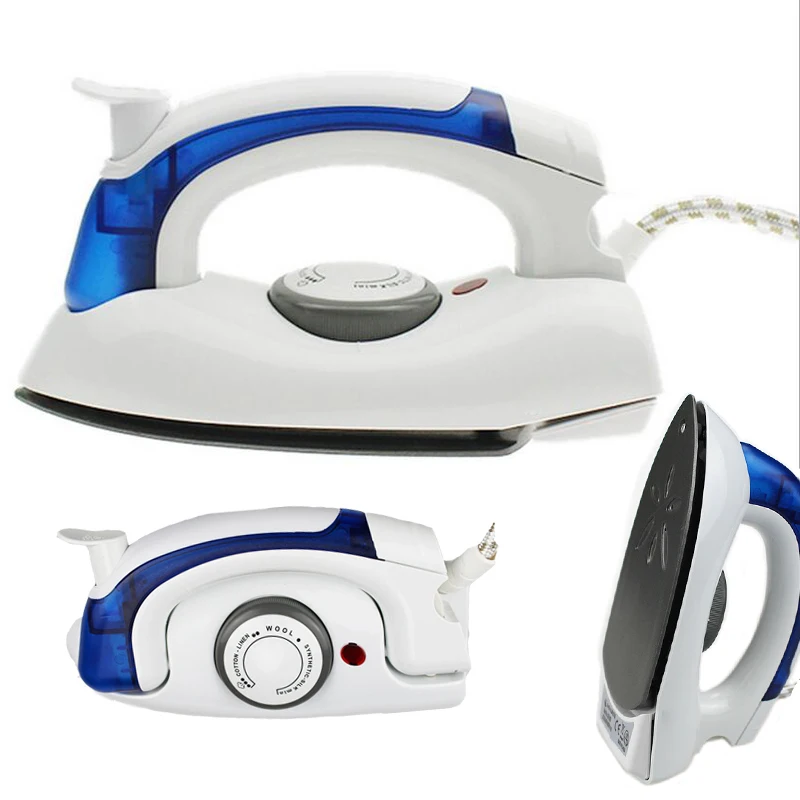 

Electric Steam Iron Mini Portable For Clothes With 3 Gears Teflon Baseplate Handheld Flatiron For Home Travelling