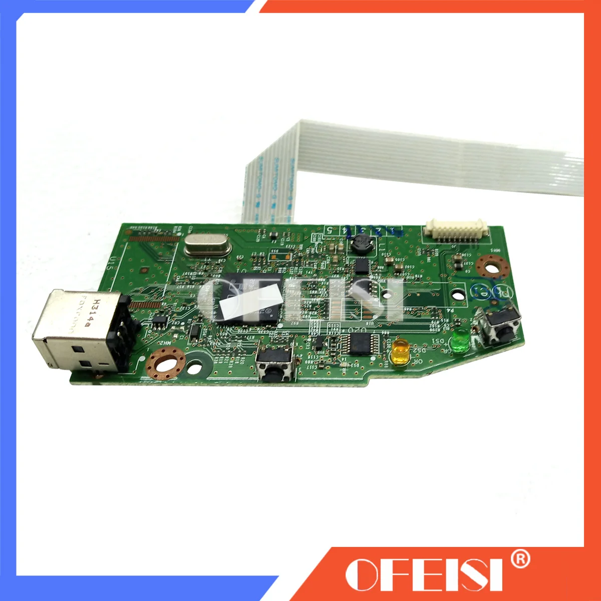 2PC X Original laser jet CF427-60001 for HP P1102W 1102W one flat cable formatter board Printer parts on sale