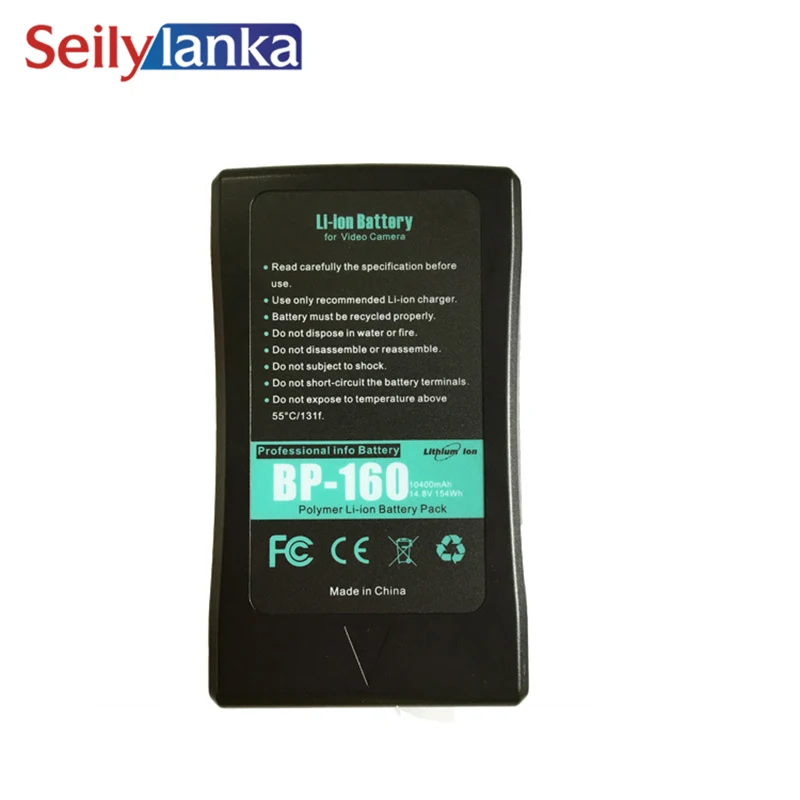 10400mAh  for sony   BP-160 BP160 Digital camera battery Camcorder HDCAM-DR:SRPC-1 SRW-1 HDW-250 HDW S280 730 730S 750 790 F900