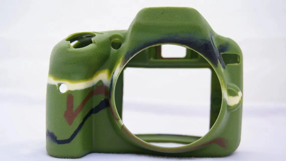 حقيبة كاميرا فيديو لنيكون D3300 DSLR ، حقيبة واقية من المطاط والسيليكون الناعم