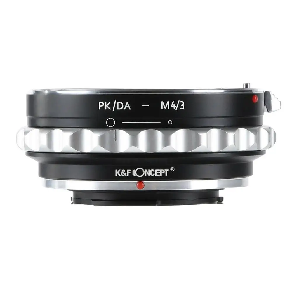 K&F Concept PK/DA-M4/3 Aadpter for Pentax DA mount lens to MFT Olympus Panasonnic G1/G2/GF1 M43 E-P1/E-P2 Camera Lens Adapter