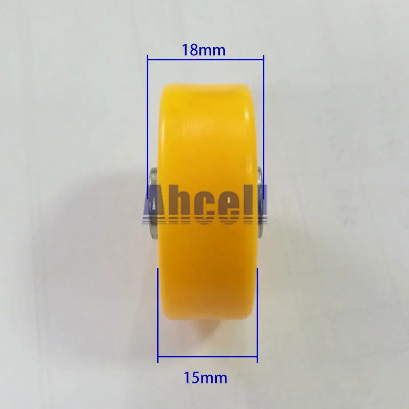 50mm Material Handling Plastic Conveyor Component Packing line POM Ball Bearing Insert Transfer Skate Roller Wheel