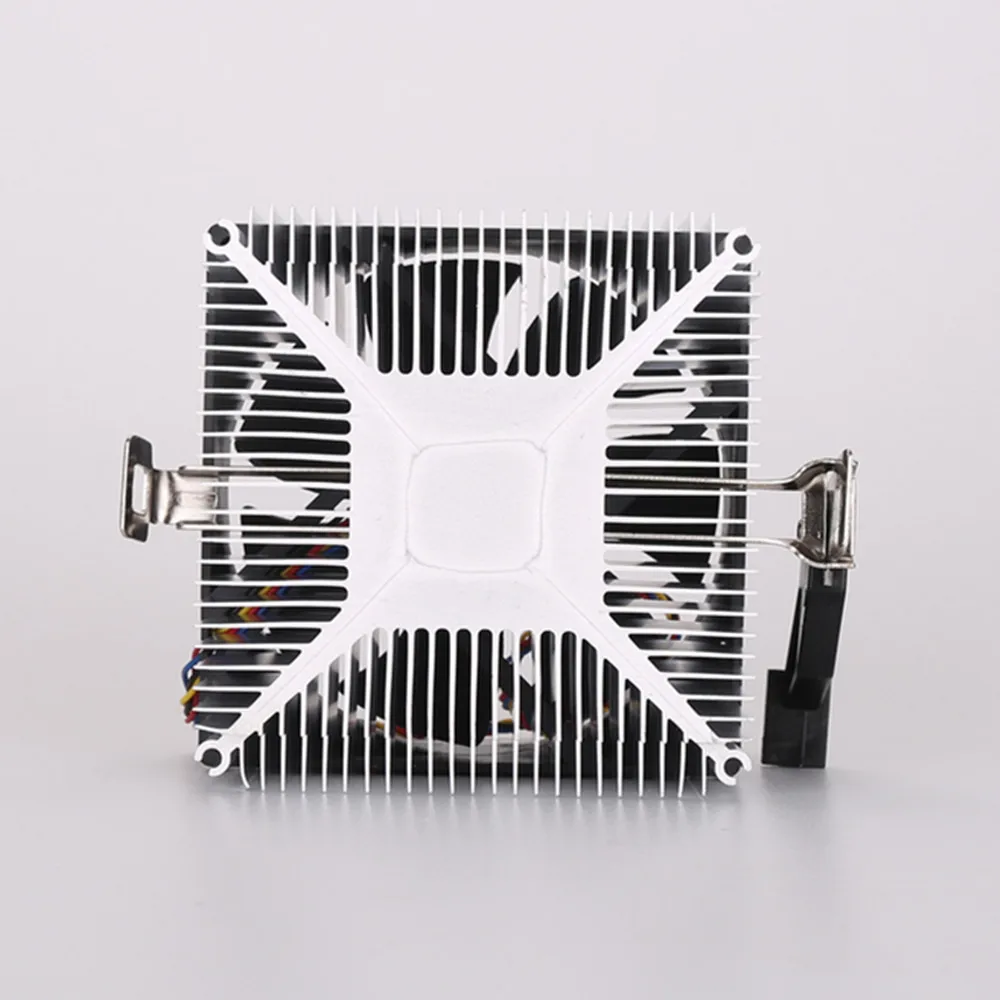 DIY LED Heatsink 80*80*50mm Pure aluminium heat sink radiator with fan for 10w-100w led grow chip Cob led cooler cooling