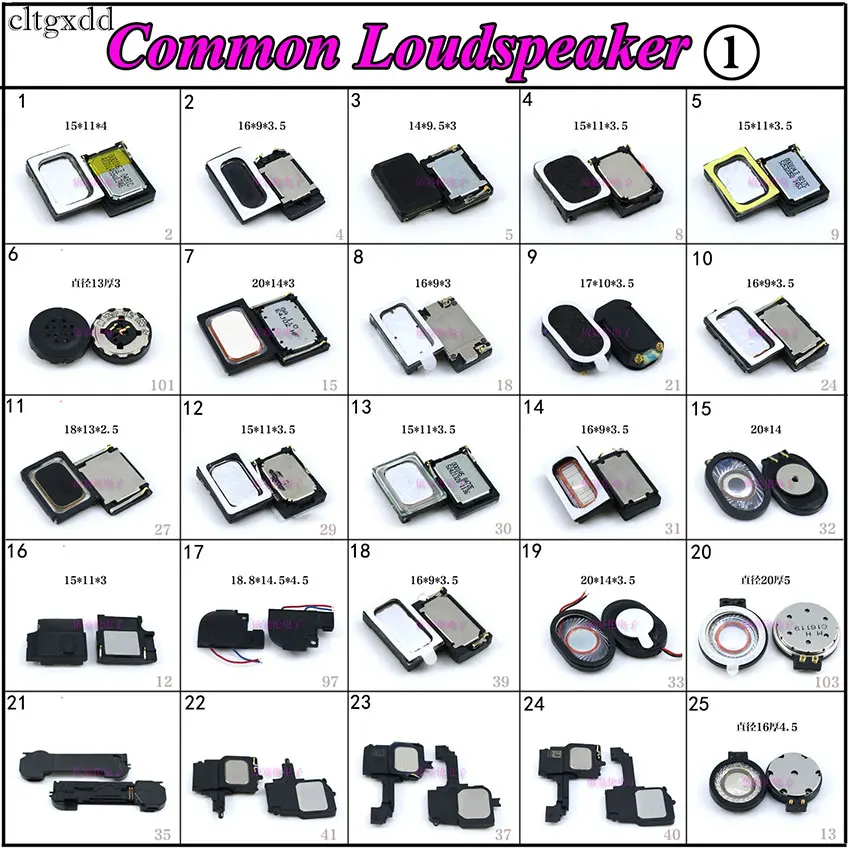 cltgxdd 1PCS New Earpiece Ear Speaker Loudspeaker Loud Speaker Buzzer Ringer Replacement for Samsung Xiaomi Mi 2A 2S Phone