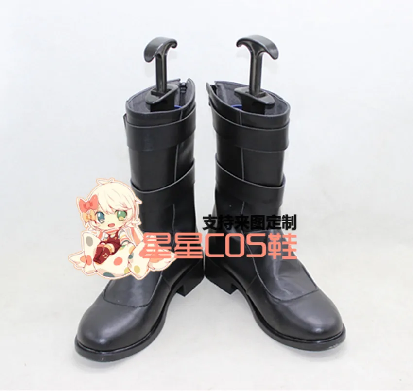 Sword Art Online Asada shino scarpe Cosplay per adulti nere stivali X002