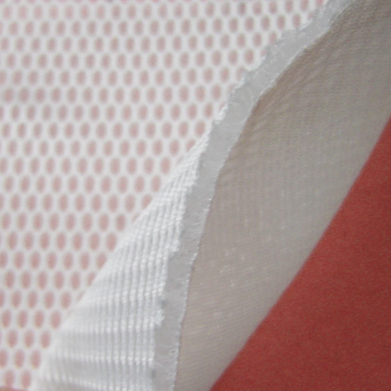 Soft 3D Stereo Sandwich Mesh Fabric, Fashion Designer, White, Hexagonal Air Layer Fabric, Net Cloth, Sewing Apparel