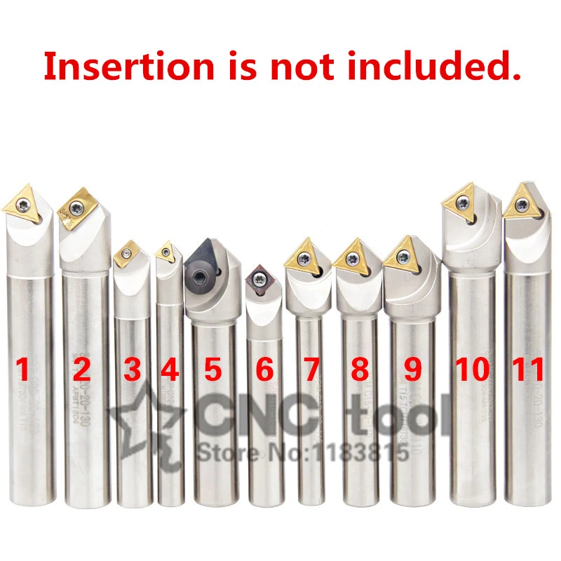 Portaherramientas de biselado CNC, cortador de fresado de chaflán, SSK SSY SSH TP45 TCM SD 12mm 16mm 20mm, 45/60/90/120 grados, 1 ud.