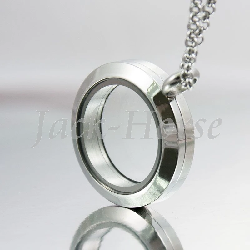 Sparkle stainless steel waterproof locket 25mm 30mm Twist  floating Locket screw locket pendant