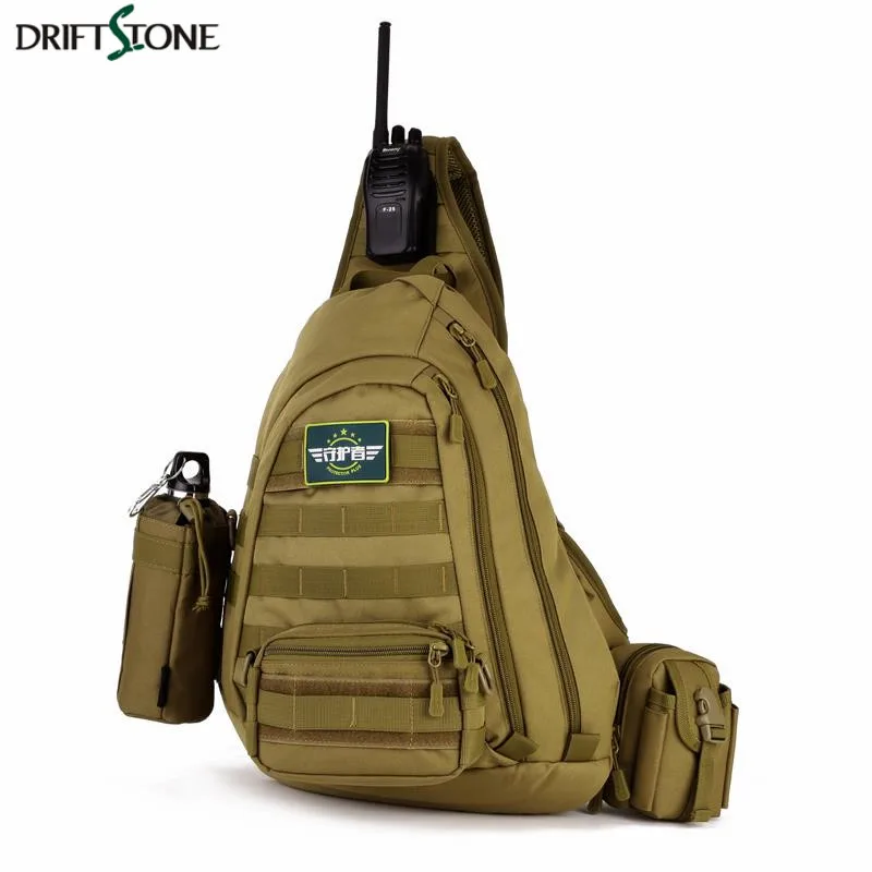 Field Tactical Chest Sling Pack Outdoor Sport A4 One Single Shoulder Man Big Large Ride Travel Backpack Bag Advanced Tactical