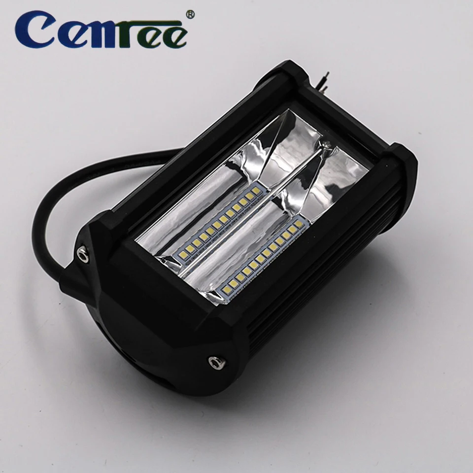 CENREE 72w LED Light Bar spot Beam LED Work Light Driving Fog Lights Off Road for Trucks ATV UTV SUV Jeep Boat Motorcycle