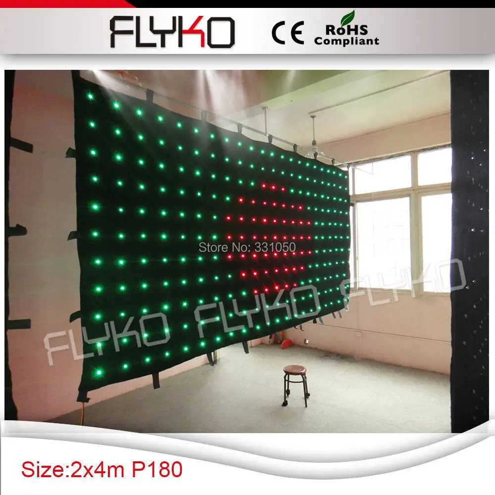 

p18 4x2m full color stage led screen for concert