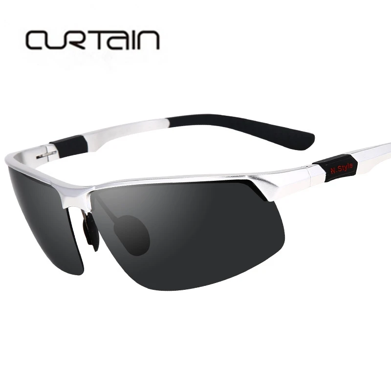 

New polarized driving sunglasses men's aluminum magnesium sun glasses personality hipster outdoor sport shades UV400