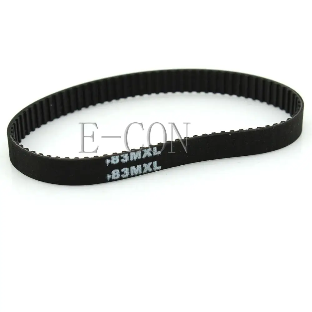 

1pcs 66MXL Timing Belt 83 Tooth Black Cogged Rubber Geared 6mm Width B83MXL